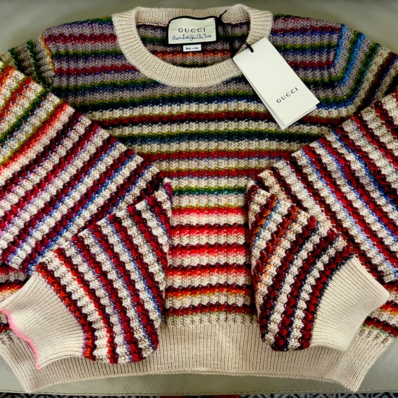 Gucci Sweaters - Gucci 'Rave Like You Are Five' Sweater - Large